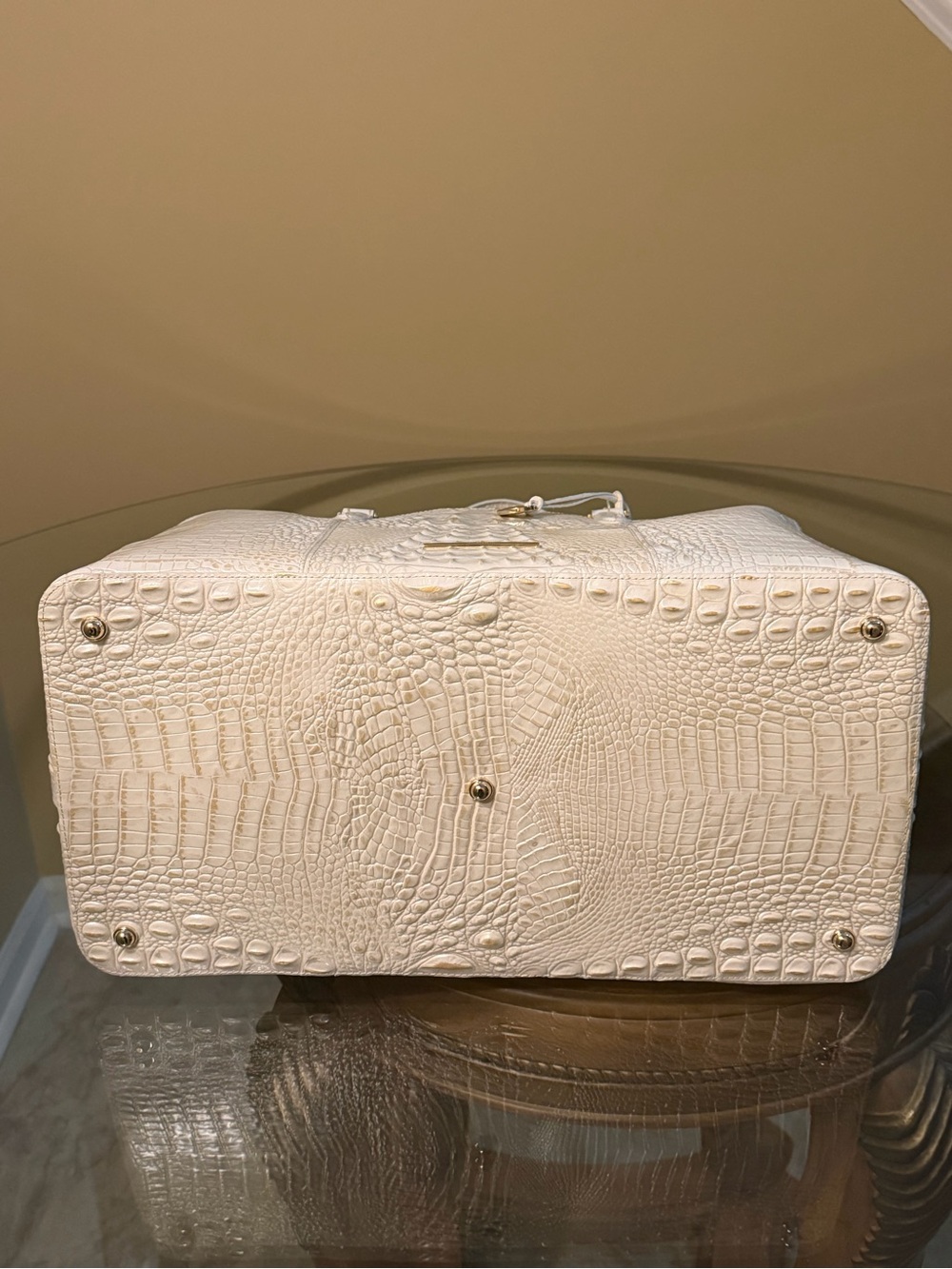 Brahmin Weekender Croc-embossed tote - Picture 8 of 13